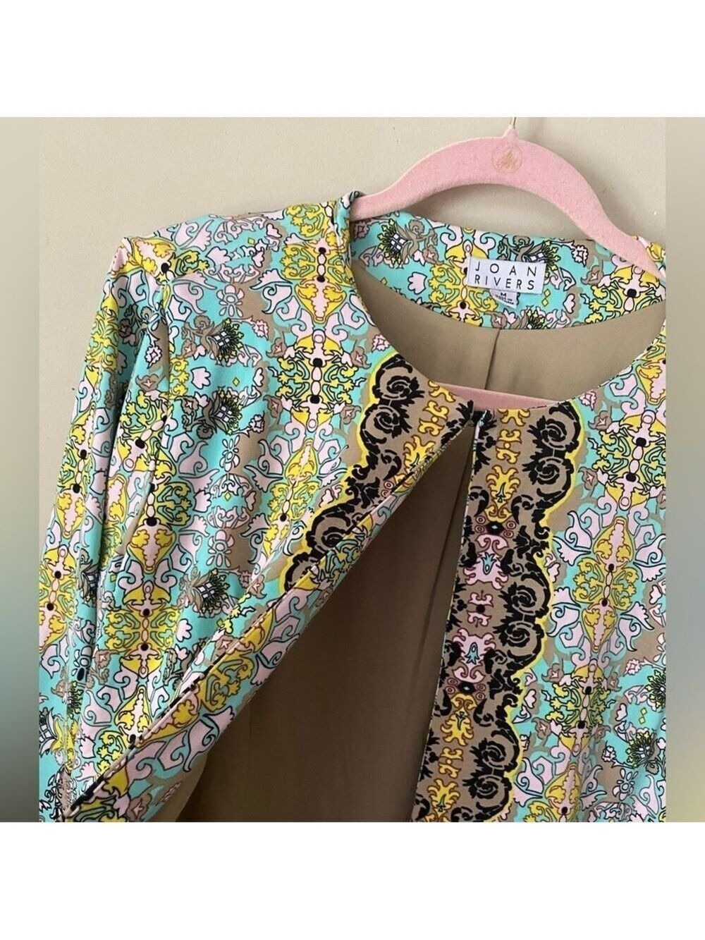 Joan Rivers Multicolor Patterned Jacket - Picture 3 of 7